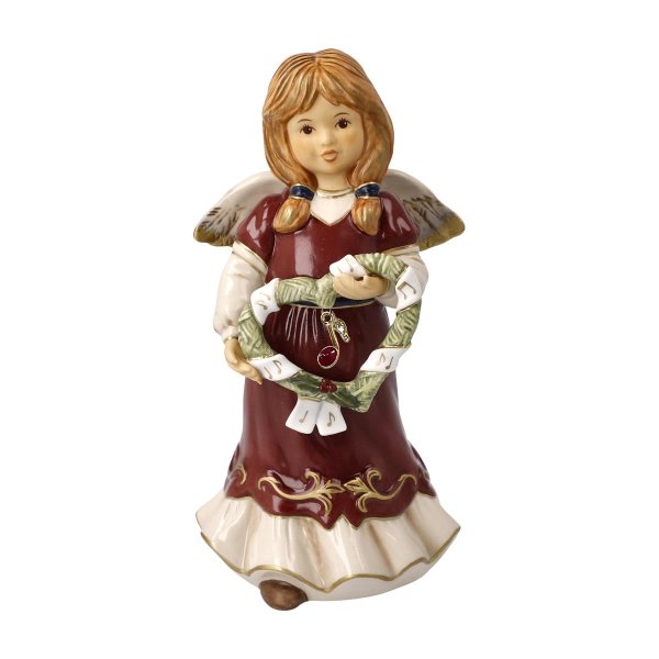 Goebel Engel Herzliche Weihnachtsmelodie Jahresengel 2023, 16cm, Steingut