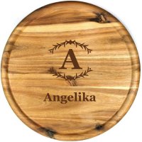 Sterngraf Pizzateller mit Gravur (Namen) personalisiertes...