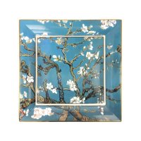 Goebel Schale Vincent van Gogh Mandelbaum blau 30x30cm,...