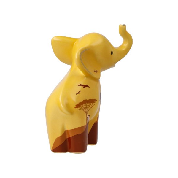 Goebel Deko-Figur Elephant "Mukkoka" 15,5cm, Porzellan Skulptur Elefant