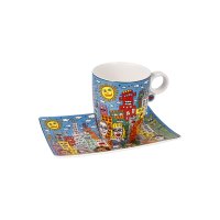 Goebel Künstlertasse James Rizzi Summer in the City,...
