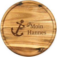 Sterngraf Pizzateller mit Gravur (Name) personalisiertes...