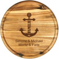 Sterngraf Pizzateller mit Gravur (Name) personalisiertes...