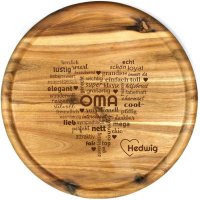 Sterngraf Pizzateller mit Gravur (Name) personalisiertes...