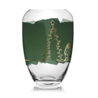 Goebel Vase Weihnachten/Christmas Classic 30cm, Glas