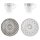 Goebel Set First.Platin Kaffeetassen, Porzellan Tassen