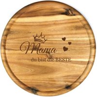 Sterngraf Pizzateller Mama du bist die Beste Holz...