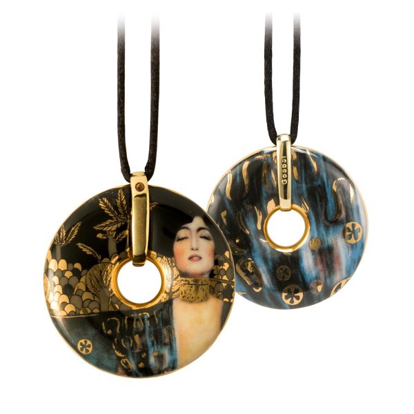 Goebel Halskette Gustav Klimt Judith I, Hartporzellan
