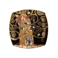 Goebel Teller Gustav Klimt Die Erf&uuml;llung 21x21cm,...