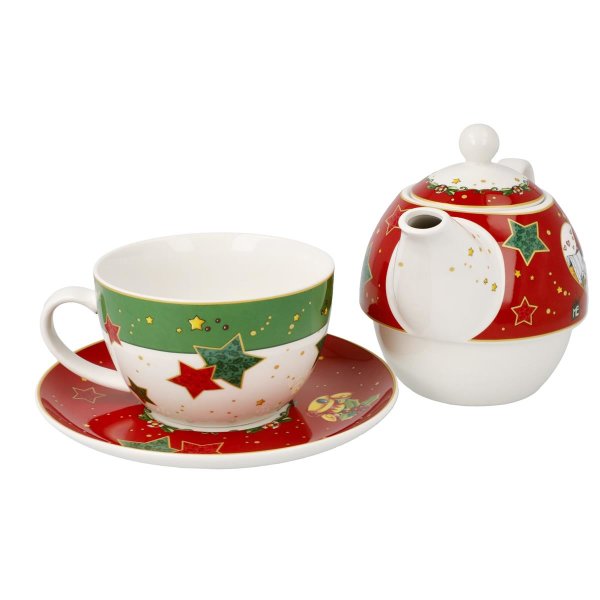 Goebel Tea for One Mary Engelbreit Home Sweet Home, Tee Geschenk-Set