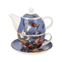 Goebel Tea for One Jan Davidsz de Heem Sommerblumen, Tee...