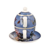 Goebel Tea for One Jan Davidsz de Heem Sommerblumen, Tee...