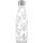 Chillys Isolierflasche 500ml mit Gravur (zB Namen) personalisierte Trinkflasche Line Drawing Leaves Blätter