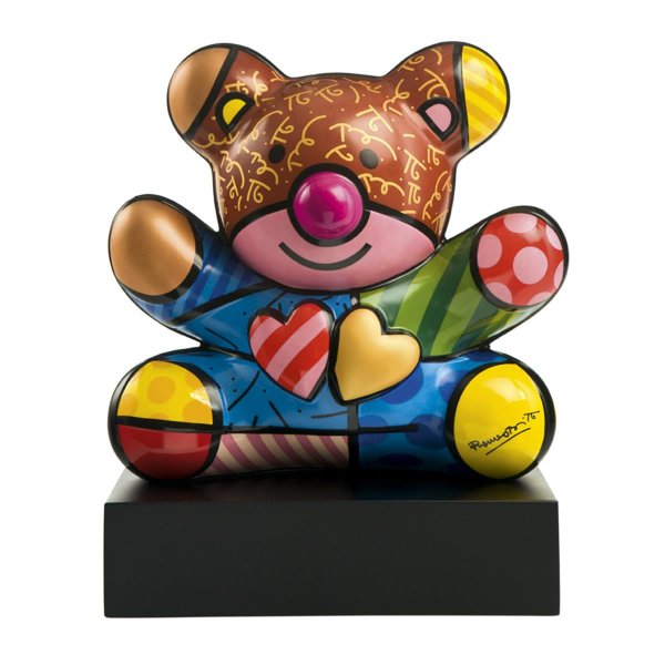 Goebel Porzellan-Figur Romero Britto Truly Yours 30cm, Deko-Skulptur