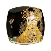 Goebel Teller Gustav Klimt Adele Bloch-Bauer 21x21cm,...