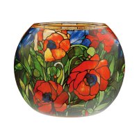 Goebel Vase Louis Comfort Tiffany Orientalische Mohnblume...