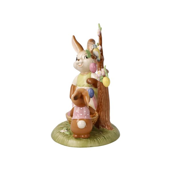 Goebel Figur Hasen "Zauberhaft geschmückt" 17cm, Steingut Oster-Deko