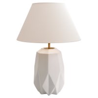 Goebel Tischlampe Polygono - 62cm weiß,...