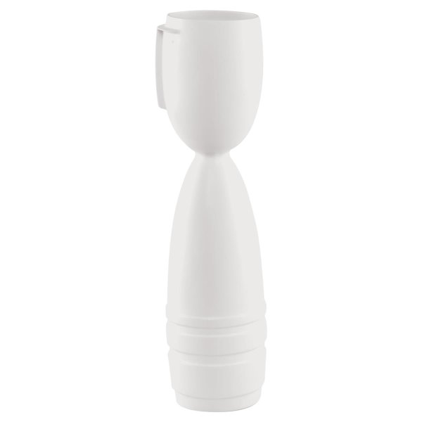 Goebel Vase mit Gesicht Günther, 41cm weiß, Biskuitporzellan