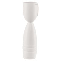 Goebel Vase mit Gesicht Günther, 41cm weiß,...