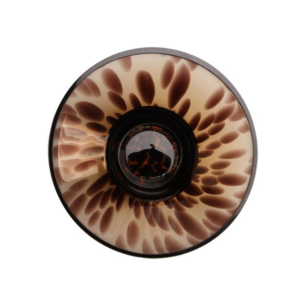 Goebel Vase Amber Rain 40cm, Glas-Kombi