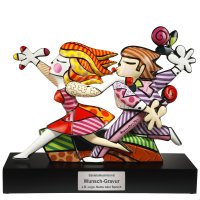 Goebel Porzellan-Figur mit Gravur, Romero Britto Love...