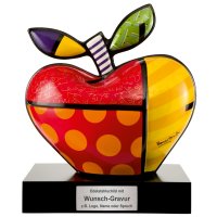 Goebel Porzellan-Figur mit Gravur, Romero Britto Big...