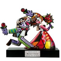 Goebel Porzellan-Figur mit Gravur, Romero Britto Follow...