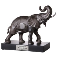 Goebel Deko-Objekt mit Gravur, Studio 8 Elefant 57x43 cm,...
