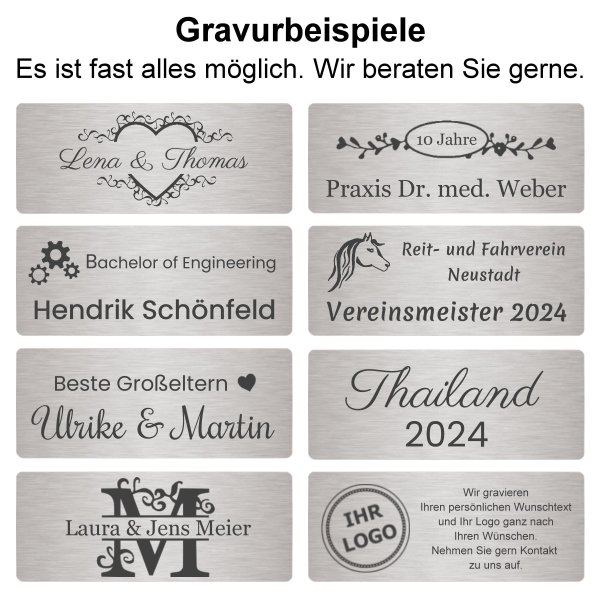 Goebel Deko-Objekt mit Gravur, Studio 8 Löwe 43,5x27 cm, Biskuitporzellan, personalisiert