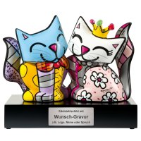 Goebel Porzellan-Figur mit Gravur, Romero Britto Soul...