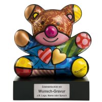 Goebel Porzellan-Figur mit Gravur, Romero Britto Truly...