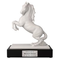 Goebel Porzellan-Figur Pferd mit Gravur, Studio 8...