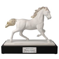 Goebel Porzellan-Figur Pferd mit Gravur, Studio 8...