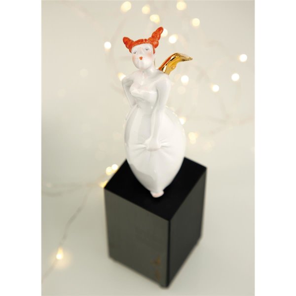 Goebel Porzellan-Figur mit Gravur, Kati Zorn Art & Angel Himmlischer Auftritt 23,5cm, personalisiert