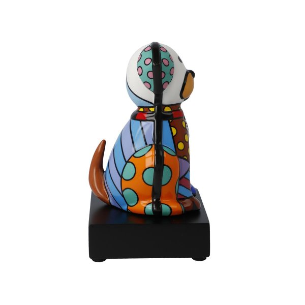 Goebel Porzellan-Figur mit Gravur, Romero Britto Baby Blue 15,5cm, personalisiert