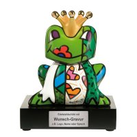 Goebel Porzellan-Figur mit Gravur, Romero Britto Prince...