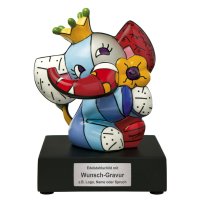 Goebel Porzellan-Figur mit Gravur, Romero Britto Spring...