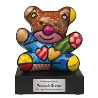 Goebel Porzellan-Figur mit Gravur, Romero Britto Truly...