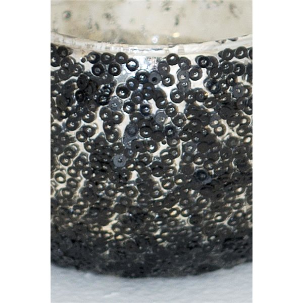 Holländer Windlicht Pailette Piccolo Glas 5cm