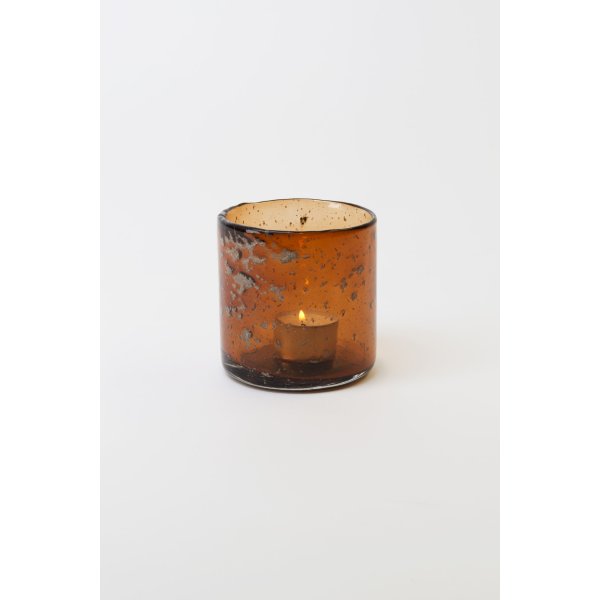 Holländer Windlicht Carino Grande Glas 9cm amber