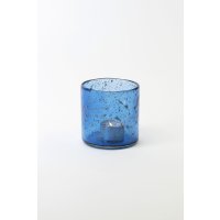 Holl&auml;nder Windlicht Carino Grande Glas 9cm aqua