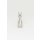 Holländer Dekofigur Hase Lepre Piccolo 24cm silber, Oster-Deko