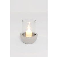 Holländer Windlicht 1-flg. PERA MEDIUM 19cm silber