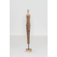 Holländer Dekofigur SEGRETARIA Mangoholz natur-gold