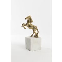 Holl&auml;nder Figur CAVALLO Piccolo Aluminium gold