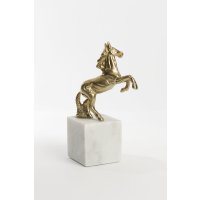 Holländer Figur CAVALLO Piccolo Aluminium gold