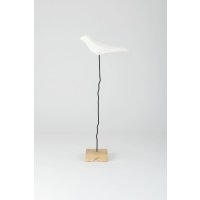 Holl&auml;nder Dekofigur UCELLO BIANCO MEDIUM Mangoholz...