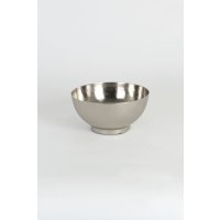 Holländer Schale TIDOCCHIO Aluminium vernickelt silber