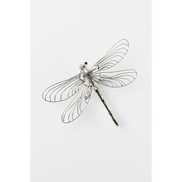 Holländer Wanddekoobjekt LIBELLULA MEDIUM Aluminium silber